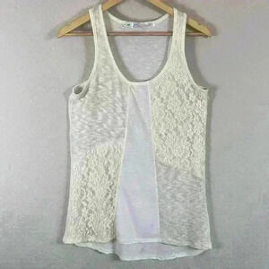 Vioblu Cream Knit Women’s tank top size medium